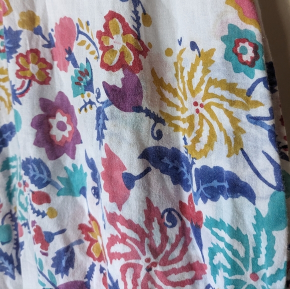 Roller Rabbit floral print dress or cover up size youth 6 - Picture 2 of 9